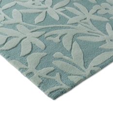 Cleavers 080907 Rug by Laura Ashley in Duck Egg Green