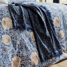 Pimpernel Bedding by William Morris in Woad Blue