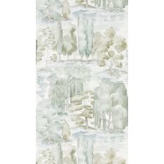 Waterperry Wallpaper 216283 by Sanderson in Willow Olive