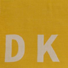 Engineered Tassel Throw By DKNY in Mustard White