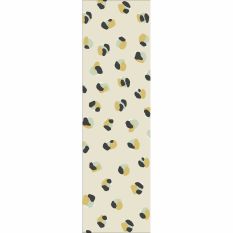 Leopard Dots Runner Rugs in 125206 pebble Sage green by Scion