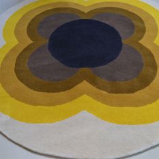 Sunflower Rugs 60006 in Yellow by Orla Kiely