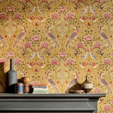 Seasons By May Wallpaper 216685 by Morris & Co in Saffron Yellow