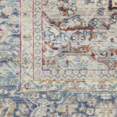 Vintage Kashan Traditional Rugs VKA07 by Nourison in Ivory Blue