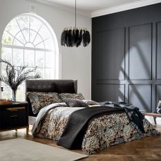 Feathers Embroidered Cushion by Ted Baker in Black