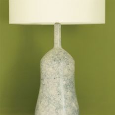 Laurita Ceramic Lamp by William Yeoward in Cloud Grey