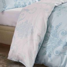 Josette Cotton Bedding Set by Laura Ashley in Seaspray Blue