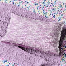 Budding Brights Mimi Throw by Helena Springfield in Lavender Purple