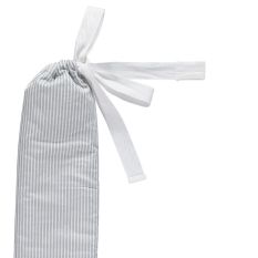 YuYu Japanese Cotton Hot Water Bottle in Grey Stripe