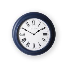 Brookvale Large Station Clock 115787 by Laura Ashley in Dusky Seaspray Blue