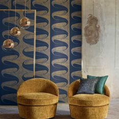 D Arcy Wallpaper 312740 by Zoffany in Ink Blue