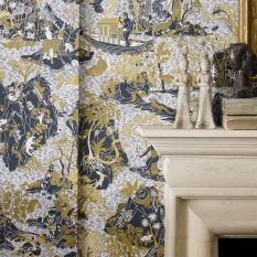 Avalonis Wallpaper Panel 313021 by Zoffany in Como Blue Koi