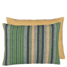 Almacan Cushion by William Yeoward in Grass Green