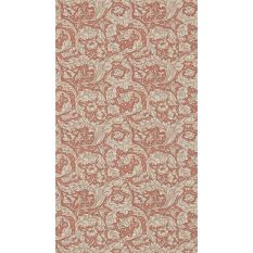 Bachelors Button Wallpaper 214734 by Morris & Co in Russet Red