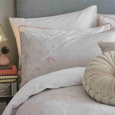 Eva Floral Bedding Set by Laura Ashley in Sugared Grey