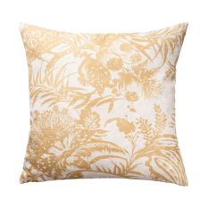 Toco Botanical Indoor Outdoor Cushion By Harlequin in Ochre Yellow