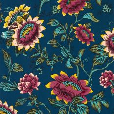 Tonquin Floral Wallpaper W0134 03 by Wedgwood in Midnight Blue
