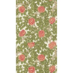 Rambling Rose Wallpaper 217207 by Morris & Co in Twining Vine Green