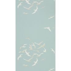 Larina Wallpaper 216578 by Sanderson in Sky Blue