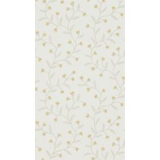 Everly Floral Wallpaper 216375 by Sanderson in Barley Natural