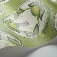 Ardmore Cameos Wallpaper 9042 by Cole & Son in Olive Green