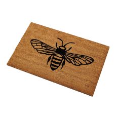 Bee Coir Doormats in Natural