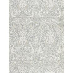 Pure Dove and Rose Wallpaper 216520 by Morris & Co in Cloud Grey
