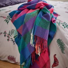 Chatsworth Check Cotton Throw by Joules in Multi