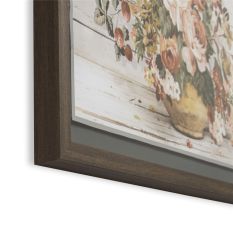 Rosemore Framed Print 115038 by Laura Ashley in Fern Pink