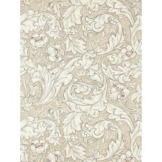 Pure Bachelors Button Wallpaper 216051 by Morris & Co in Linen Coral