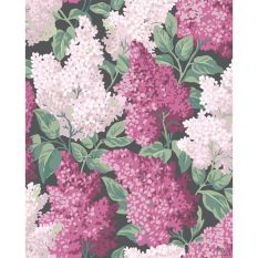 Lilac Wallpaper 1001 by Cole & Son in Magenta Purple Multi