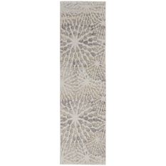 Silky Textures Hallway Runner SLY07 by Nourison in Ivory Beige