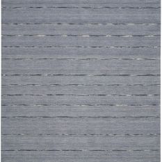 HAL01 Stripe Wool Rug By Calvin Klein in Denim Blue