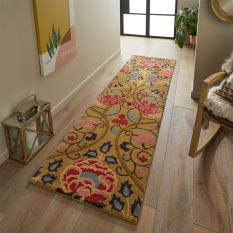 Seasons By May 128906 Runner Rugs in Saffron by William Morris