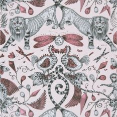 Extinct Wallpaper W0100 05 by Emma J Shipley in Pink