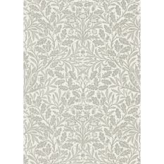 Pure Acorn Wallpaper 216042 by Morris & Co in Ecru Pewter