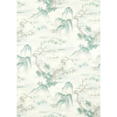Floating Mountains Wallpaper 312983 by Zoffany in Mineral
