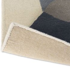 Elliptic Contemporary Wool Rugs 140304 Charcoal Grey by Harlequin