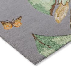 Hummingbird Wool Rugs 37804 by Wedgwood in Grey