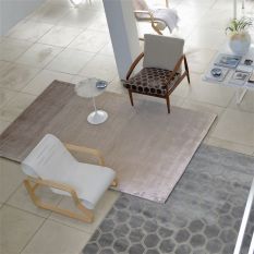 Modern Eberson Plain Ombre Rug in Mink by Designers Guild