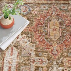 Sahar SHR01 Traditional Persian Rugs by Nourison in Green