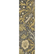 Seaweed Hallway Runner Rugs in 127006 Charcoal Mustard by William Morris