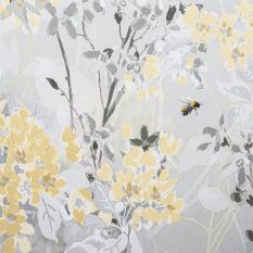Spring Blossoms Floral Canvas 115025 by Laura Ashley in Steel Grey