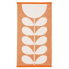 Sunflower Towels by Orla kiely in Sunset Orange