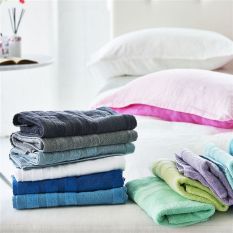 Coniston Cotton Towels By Designers Guild in Wedgwood Blue