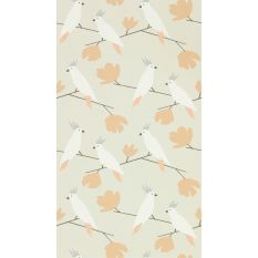 Love Birds Wallpaper 112221 by Scion in Blush Pink