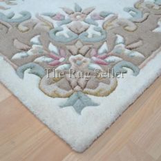 Royal Aubusson Runner rugs in Beige Cream