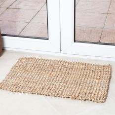Whitefield Jute Modern Doormats in Natural