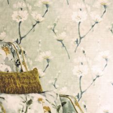 Eleni Floral Wallpaper 213026 by Sanderson in Grey Pearl