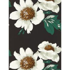 Paeonia Wallpaper 2112841 by Harlequin in Black Earth Fig Leaf Gold